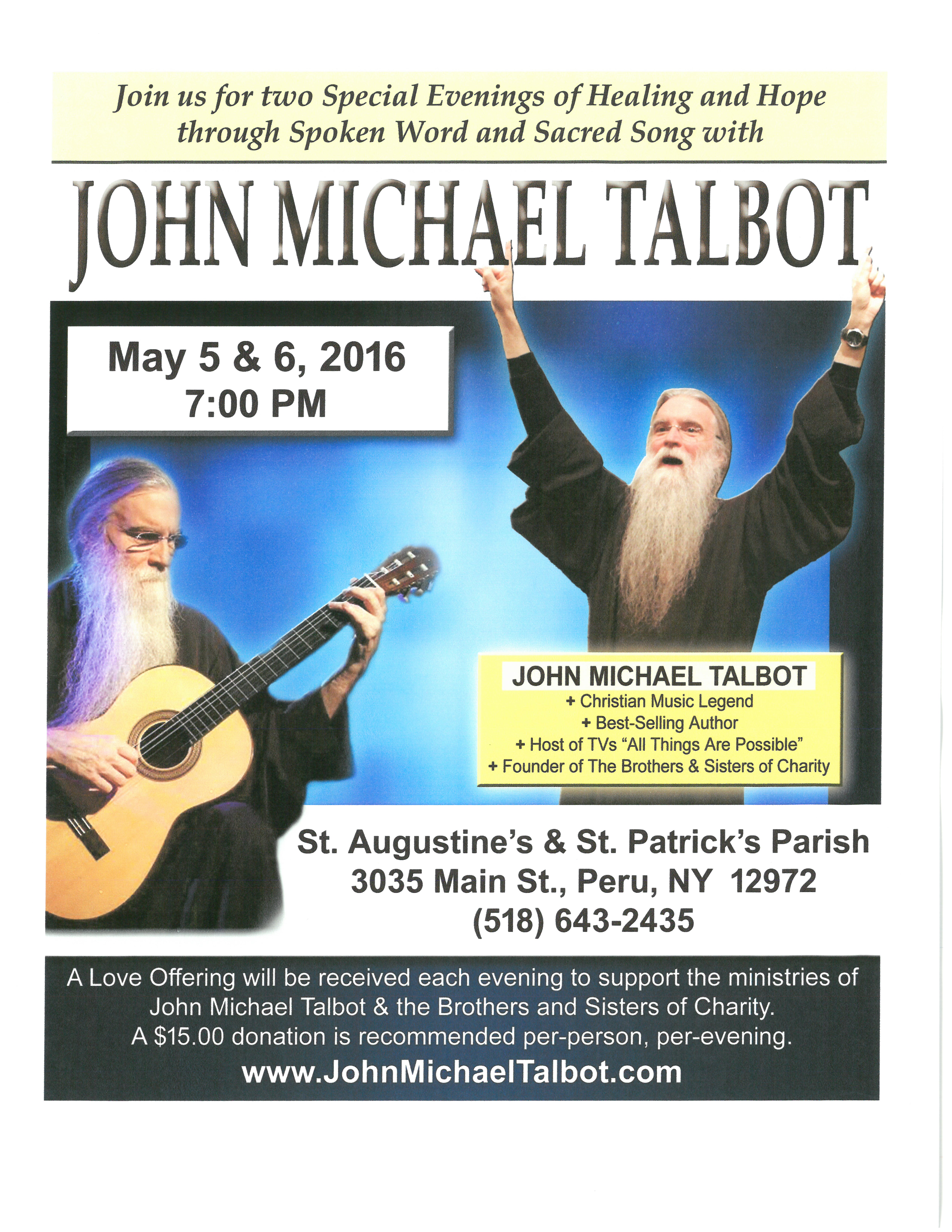 160331 John Michael Talbot Flyer